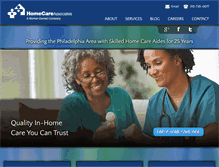 Tablet Screenshot of homecareassociatespa.com